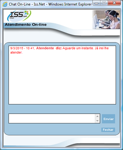 IncluirMensagemChat